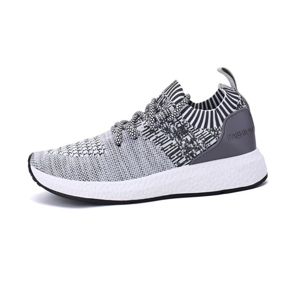 Lightweight Athletic Sneakers Breathable - Gray - CS187ZQRIEY