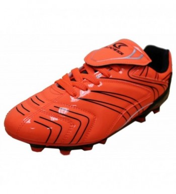 Power Soccer Cleats Orange Black