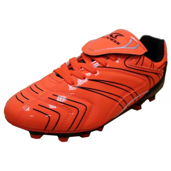 Power Soccer Cleats Orange Black