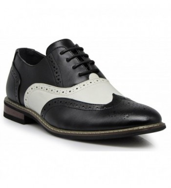 Wood8 Wingtips Oxfords Perforated Dress