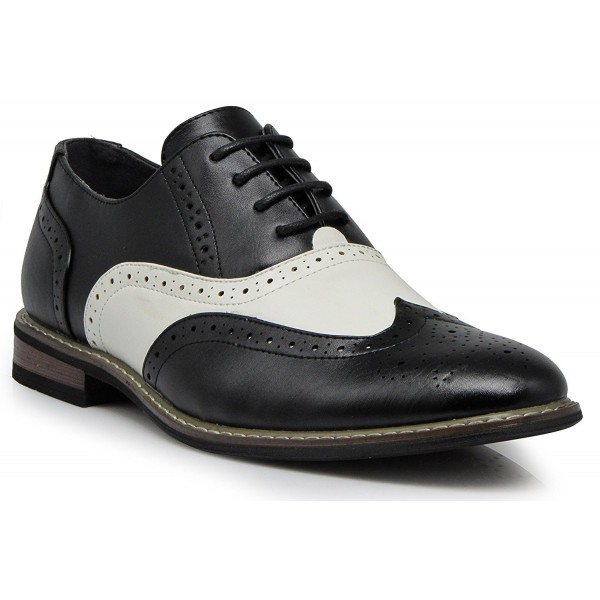 Wood8 Wingtips Oxfords Perforated Dress