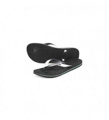 Havaianas Brazil Sandals Black White