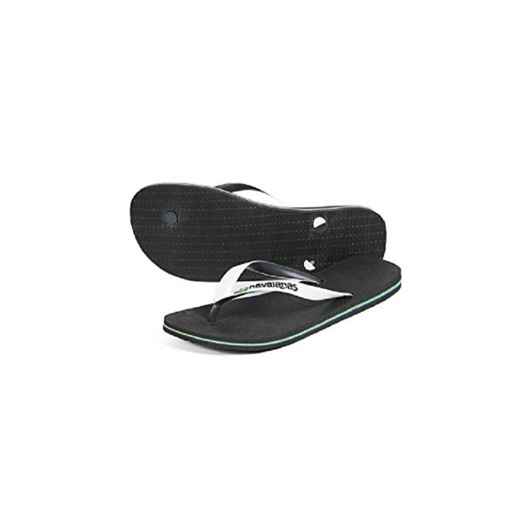 Havaianas Brazil Sandals Black White