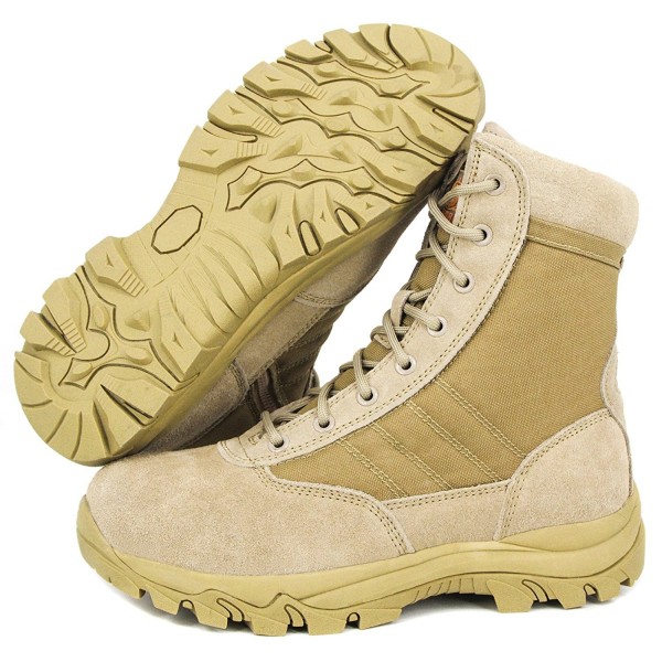 Men's 8 Inch Military Tactical Boots Lightweight Combat Desert Shoes ...