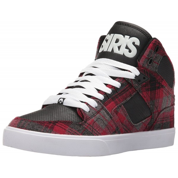 Osiris Mens Skateboarding Black Plaid