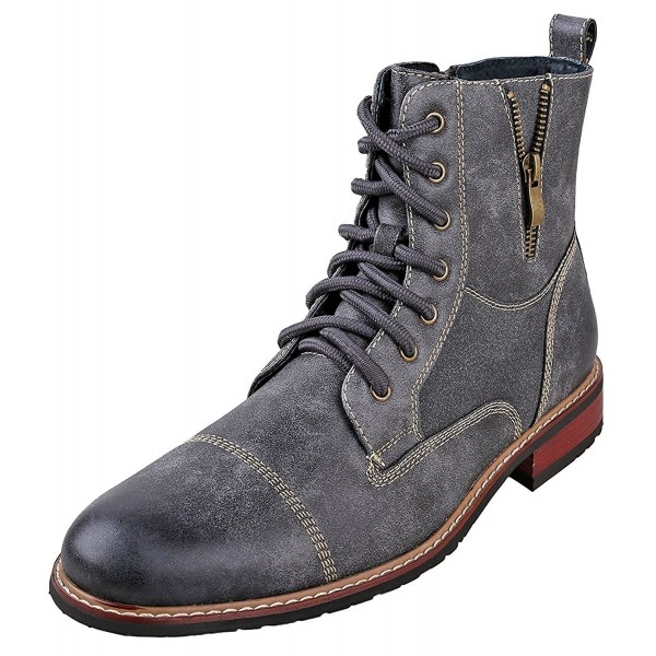 mens grey casual boots