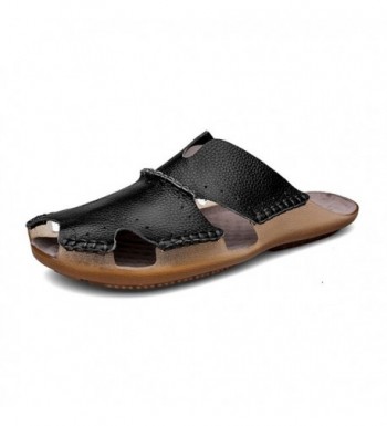 Aliwendy Leather Sandals Slippers Non Slip