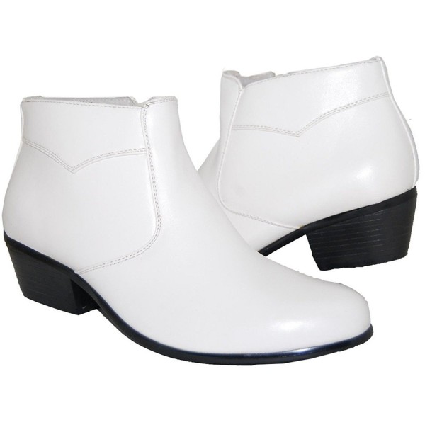 White Diamonds Cuban Heel Boot