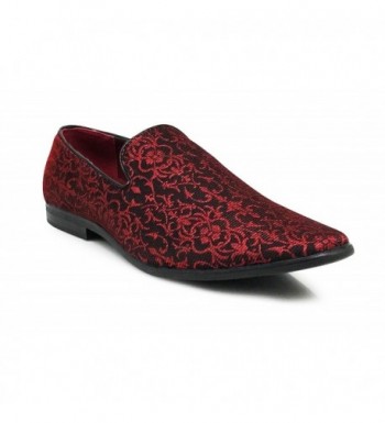 Vintage Floral Loafers Classic Tuxedo