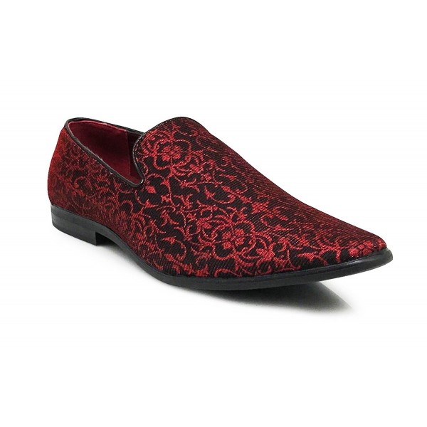 Vintage Floral Loafers Classic Tuxedo