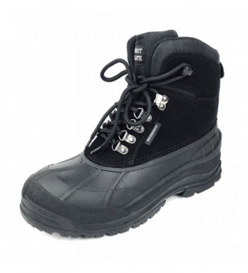 labo leather waterproof winter duck snow boots