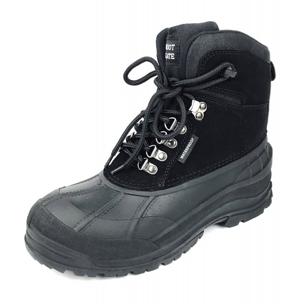 Labo Winter Duck Snow Boot Waterproof Insulated Lace Up Cold Weather ...