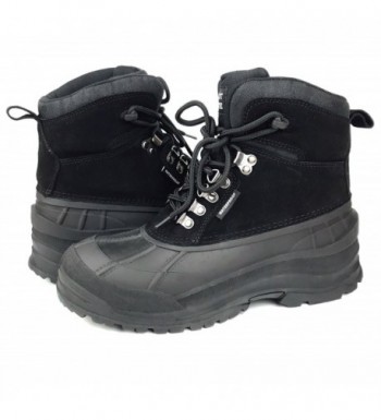 labo leather waterproof winter duck snow boots