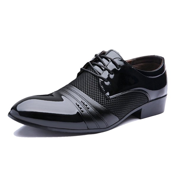 Blivener Pointed Pleather Casual Oxford