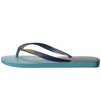 Men's Simpsons Sandal Flip Flop - Blue - C312N14VYSZ