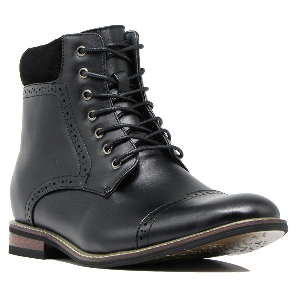 black lace up dress boots mens