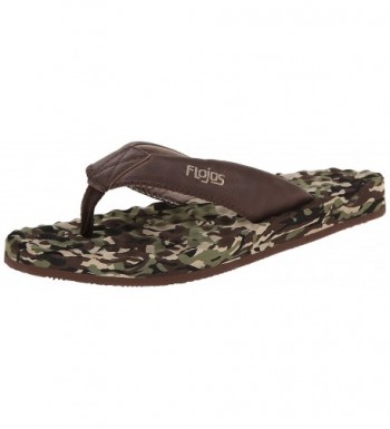 Flojos Mens Xander Flip Brown