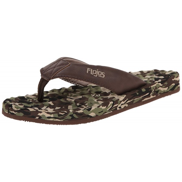 Flojos Mens Xander Flip Brown