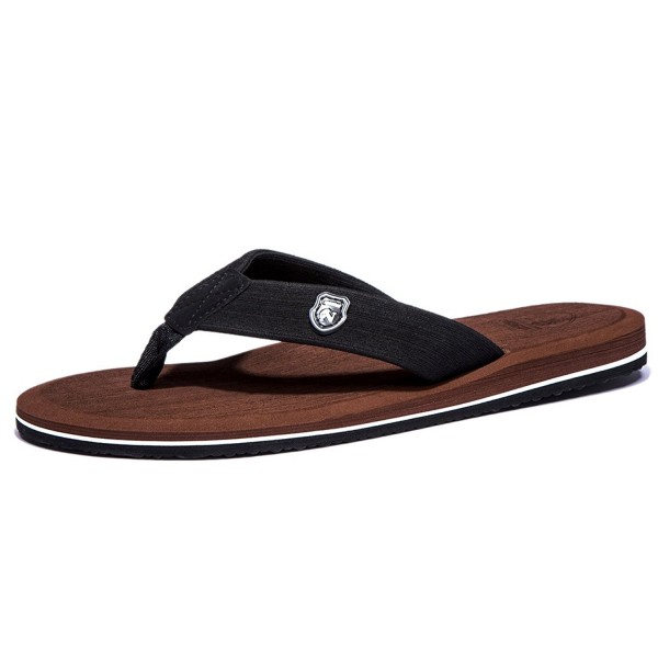 Mens Classical Comfortable Flip Flop Brown