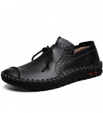 LakeRom Loafers Casual Leather LR881 Black1 44