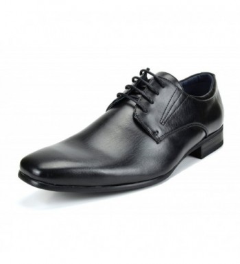 Bruno Gordon 03 Black Leather Oxfords