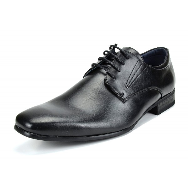 Bruno Gordon 03 Black Leather Oxfords