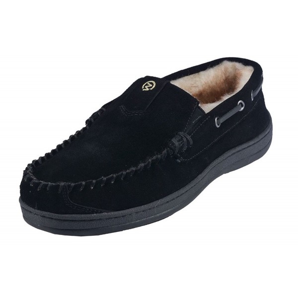 MOC PAPA Leather Moccasin Slipper