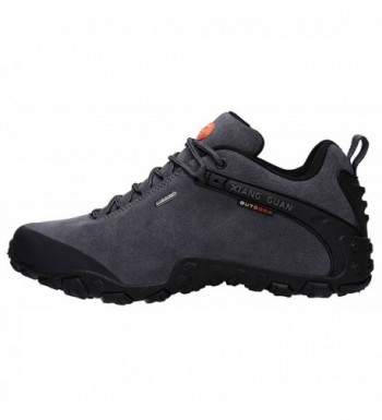 Men's Outdoor Low-Top Lacing Up Water Resistant Trekking Hiking Shoes ...