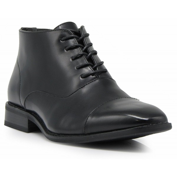 black lace up dress boots mens