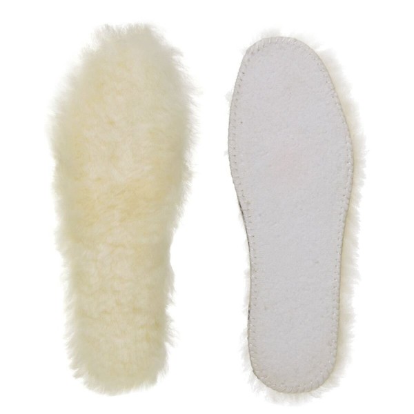 YELLOW Sheepskin Thick Shoes Insoles