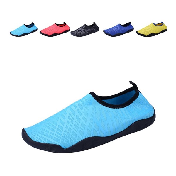 Outdoor Men Women and Kids Quick Dry Slip-On Water Shoes - Blue ...