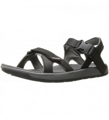 Bogs Leather Athletic Sandal Black