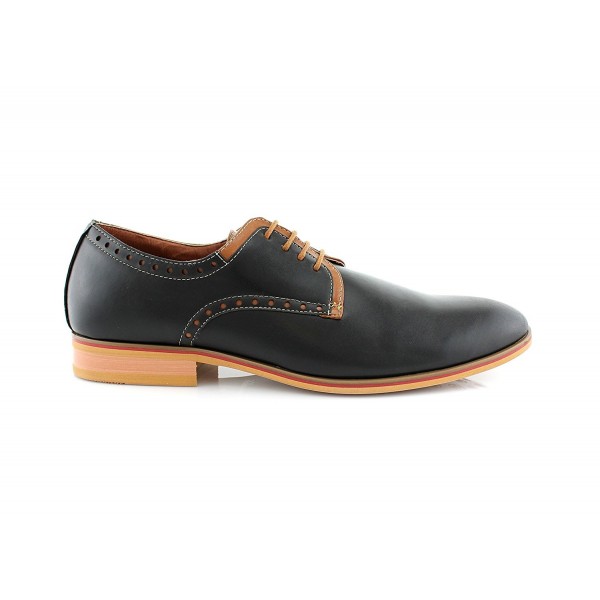 Manuel MFA19393LE Men's Oxford Work or Casual Dress Shoe - Black ...