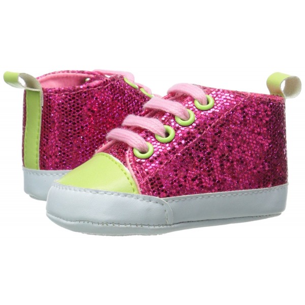 Sparkly Sneaker (Infant) - Pink With Pink Laces - CI11Y33ZHF5
