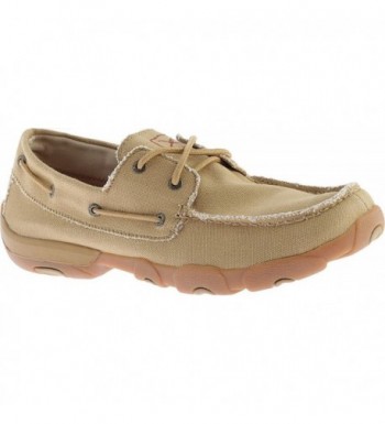 Twisted Mens Khaki Canvas Driving