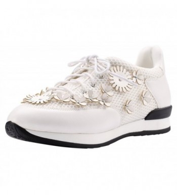 Sofree Paillette Fashion Sneaker White Pewter