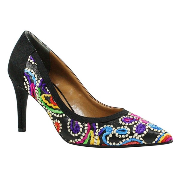 Renee Camallia Womens Pump Black Multi