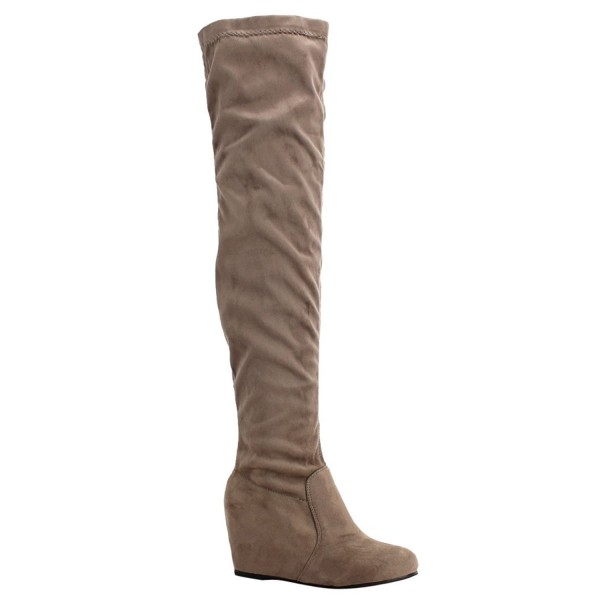 knee high wedge boots sale