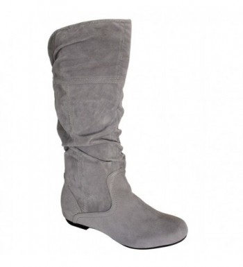 Vinilla Womens Slouchy Microsuede Mid Calf