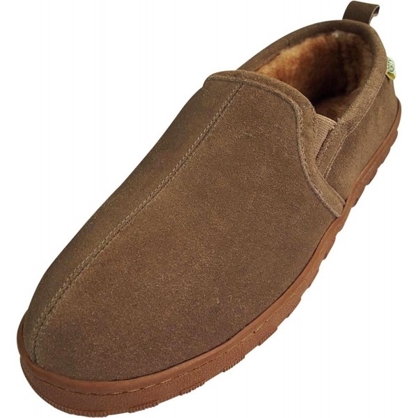 Norty Leather Slipper Driftwood 39868 10D