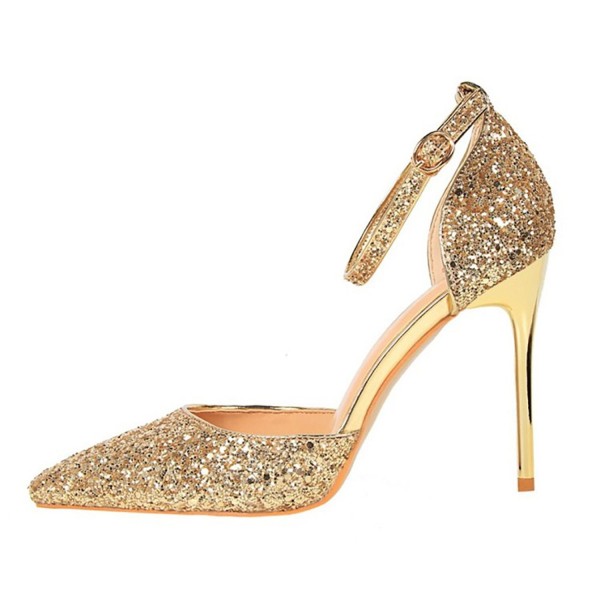 Themost Glitter Sequins Studded Stiletto