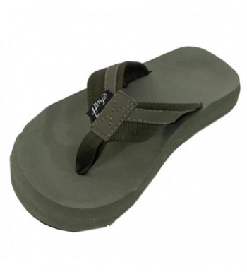 Surf Nylon Stripe Sandal Olive